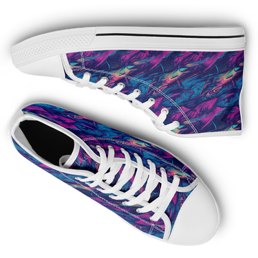 Chokefish™ Urban Peak Retro High Tops-Marine-007